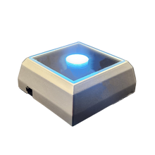 Load image into Gallery viewer, White 1-Color Square LED Light Base (Battery Operated)