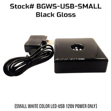 Load image into Gallery viewer, USB Small Black Gloss LED