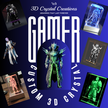 Load image into Gallery viewer, Custom Gamer 3d Crystal