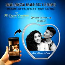 Load image into Gallery viewer, 3D Crystal Heart