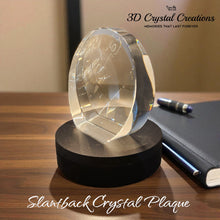 Load image into Gallery viewer, Slantback Crystal Plaque - 2D or 3D