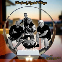 Load image into Gallery viewer, Slantback Crystal Plaque - 2D or 3D