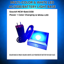 Load image into Gallery viewer, Multi color white LED light base