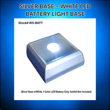 Load image into Gallery viewer, White LED Battery Light Base