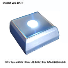 Load image into Gallery viewer, White LED Battery Light Base