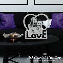 Load image into Gallery viewer, 3D Crystal Love Heart