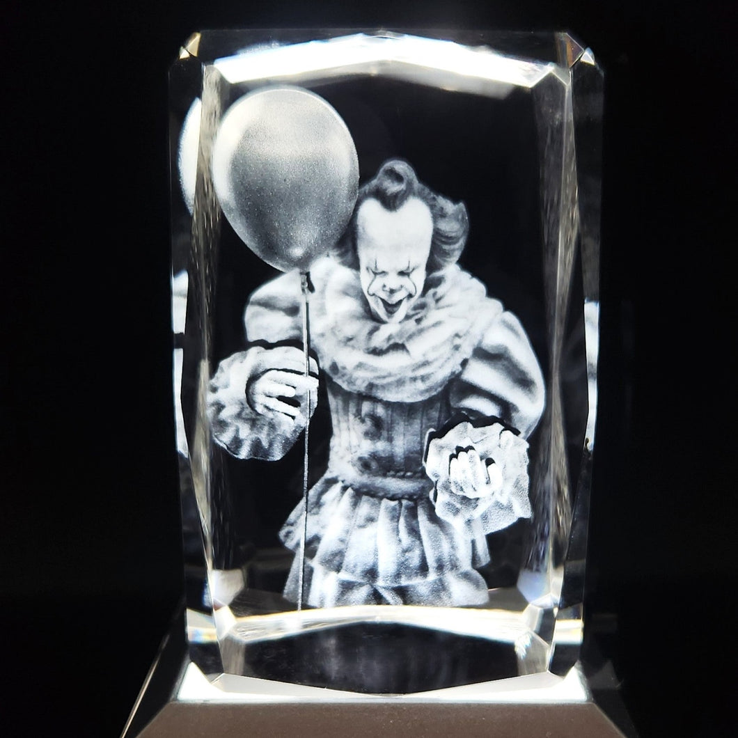 Pennywise Bevel Edges 3D Crystal