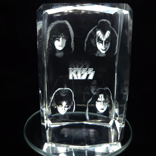 3D KISS Band LED Light Up Crystal Collectible
