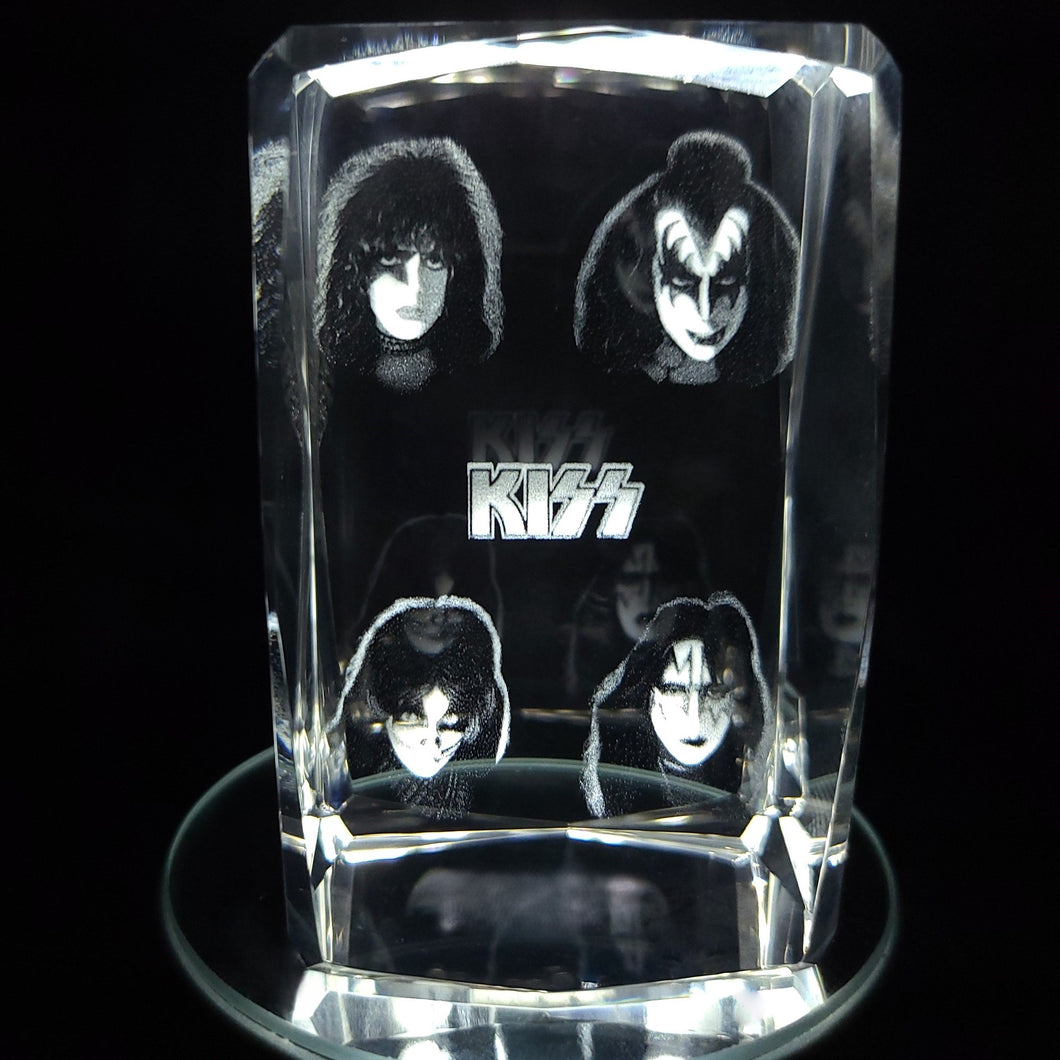 KISS Rock band 3D Crystal