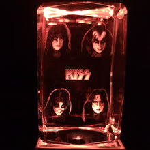 Load image into Gallery viewer, 3D KISS Band LED Light Up Crystal Collectible