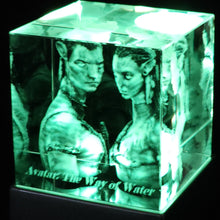 Load image into Gallery viewer, 3D Avatar The Way of Water LED Light Up Crystal Collectible