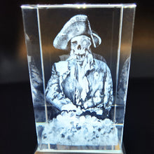 Load image into Gallery viewer, pirate skeleton crystal