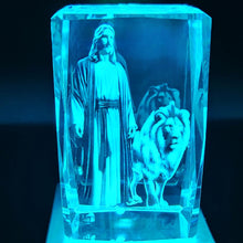 Load image into Gallery viewer, 3D Crystal Jesus image