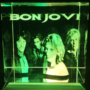 Bon Jovi LED light up crystal 