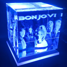 Load image into Gallery viewer, Bon Jovi LED light up crystal 