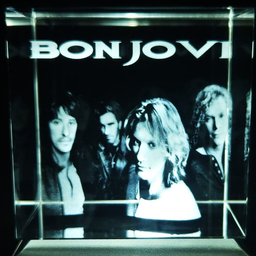 3D Bon Jovi LED Light Up Crystal Collectible
