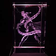 Load image into Gallery viewer, 3D Thor LED Light Up Crystal Collectible