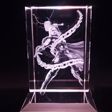 Load image into Gallery viewer, 3D Thor LED Light Up Crystal Collectible