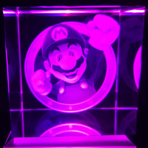 Mario 3D Crystal