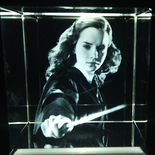 3D Emma Watson Brightest Witch LED Light Up Crystal Collectible
