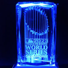 Load image into Gallery viewer, Blue 2024 Texas World Series 3D Crystal