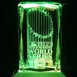 2024 Texas World Series Bevel Edge Crystal