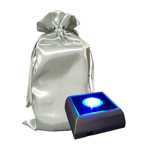 3D "Blue" Crystal - Includes: Free 7-Color Changing LED Light-Base