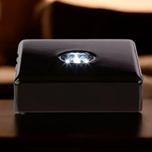 Load image into Gallery viewer, Black Gloss-SMALL-White LED Light Base (AC/USB 120v Plug)