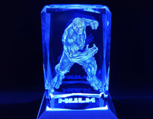 Load image into Gallery viewer, 3D Hulk LED Light Up Crystal Collectible