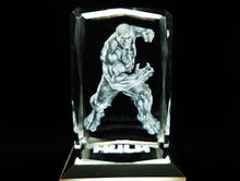 Load image into Gallery viewer, 3D Hulk LED Light Up Crystal Collectible