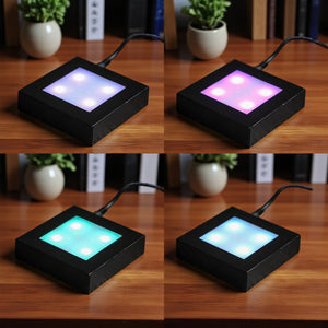 Medium Multicolor & White LED Light Base (AC/USB/Battery Operated)