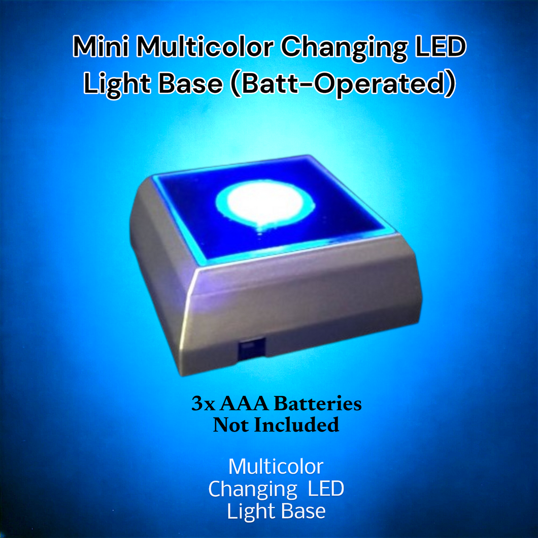 Mini Multicolor Changing LED Light Base (Battery Operated Only)