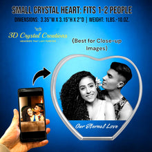 Load image into Gallery viewer, Small Crystal heart 