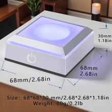 Load image into Gallery viewer, Small Multicolor &amp; White LED Light Base (AC/USB &amp; Battery Operated)