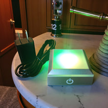 Load image into Gallery viewer, Small Multicolor &amp; White LED Light Base (AC/USB &amp; Battery Operated)