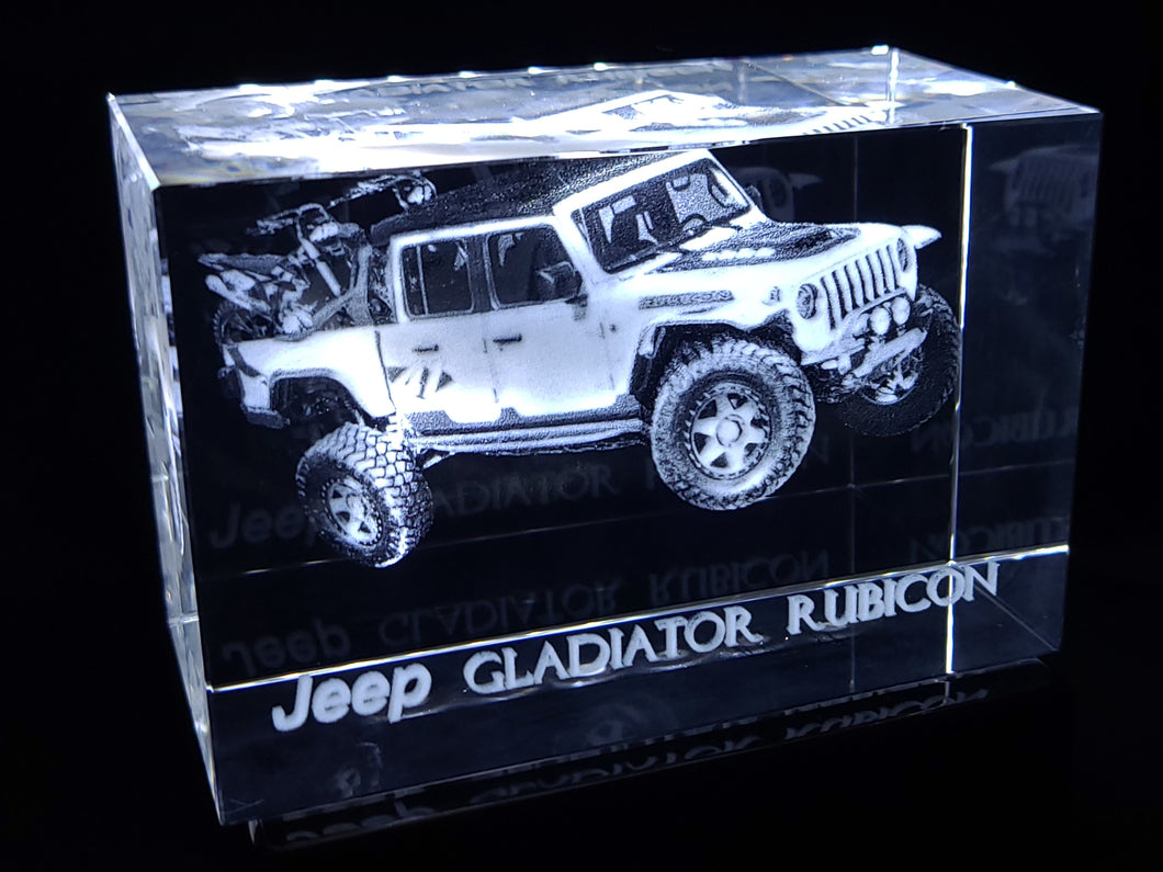 Jeep Gladiator Rubicon 3D Crystal
