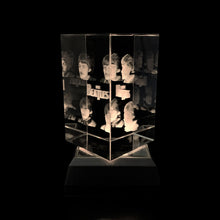 Load image into Gallery viewer, 3D &quot;The Beatles&quot; Crystal -Includes: Free 7-Color Changing LED Light-Base