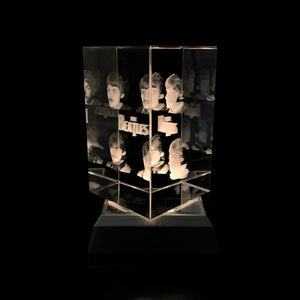 3D "The Beatles" Crystal -Includes: Free 7-Color Changing LED Light-Base
