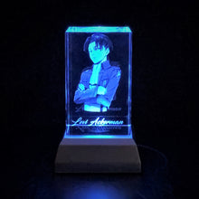 Load image into Gallery viewer, 3D &quot;Captain Levi&quot; Crystal-Includes: Free 7-Color Changing LED Light-Base