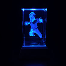 Load image into Gallery viewer, 3D &quot;Ninja Kid&quot; Crystal - Includes: Free 7-Color Changing LED Light-Base